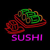 Sushi With Sushi Logo Neonkyltti
