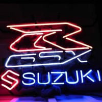 Suzuki Asian Auto Olut Baari Neonkyltti