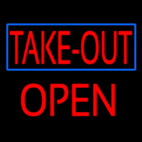 Take Out Open Neonkyltti