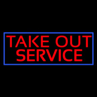Take Out Service Neonkyltti