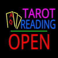 Tarot Reading Open Block Green Line Neonkyltti