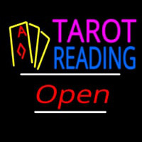 Tarot Reading Yellow Line Open Neonkyltti