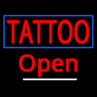 Tattoo With Blue Border Open Neonkyltti