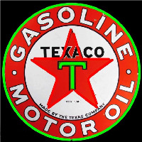 Te aco Motor Oil Gasoline Neonkyltti