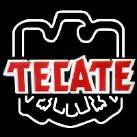Tecate Eagle Print Logo Beer Sign Neonkyltti