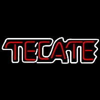 Tecate White Border Beer Sign Neonkyltti