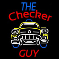 The Checker Guy Neonkyltti