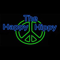 The Happy Hippy Neonkyltti
