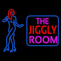 The Jiggly Room With Girl Logo Neonkyltti