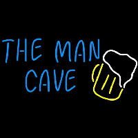 The Man Cave Glass Neonkyltti