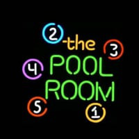 The Pool Room Kauppa Avoinna Neonkyltti