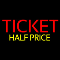 Ticket Half Price Neonkyltti