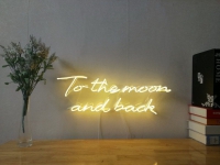 To the Moon and Back Neonkyltti
