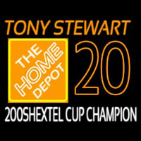 Tony Stewart 20 Nascar Neonkyltti