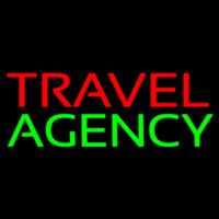 Travel Agency Block Neonkyltti