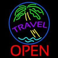 Travel Open Neonkyltti