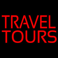 Travel Tours Neonkyltti