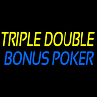 Triple Double Bonus Poker Neonkyltti