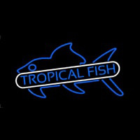 Tropical Fish Blue 1 Neonkyltti
