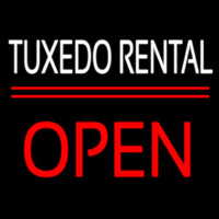 Tu edo Rental Block Open Neonkyltti