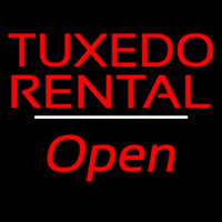 Tu edo Rental Open White Line Neonkyltti