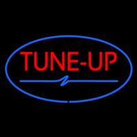 Tune Up Blue Oval Neonkyltti
