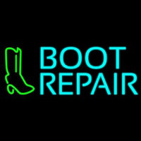 Turquoise Boot Repair Neonkyltti