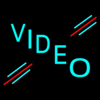 Turquoise Video Neonkyltti