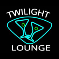 Twilight Lounge With Martini Glasses Real Neon Glass Tube Neonkyltti