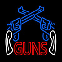 Two Gun Logo Neonkyltti