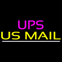 Ups Us Mail White Line Neonkyltti