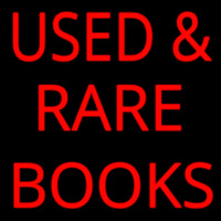 Used And Rare Books Neonkyltti