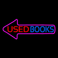 Used Books With Arrow Neonkyltti