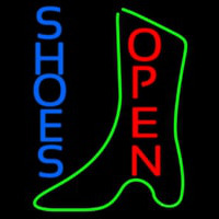 Vertical Blue Shoes Open Neonkyltti