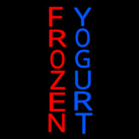 Vertical Frozen Yogurt Neonkyltti