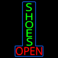 Vertical Green Shoes Open Neonkyltti