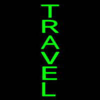 Vertical Green Travel Neonkyltti