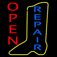 Vertical Yellow Shoe Blue Repair Open Neonkyltti