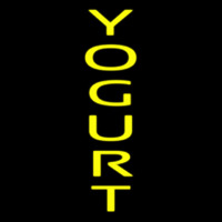Vertical Yellow Yogurt Neonkyltti