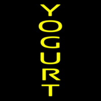 Vertical Yellow Yogurt Neonkyltti