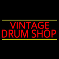 Vintage Drum Shop 2 Neonkyltti