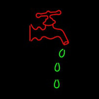 Water Tap Neonkyltti