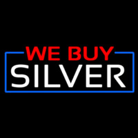 We Buy Silver Block Neonkyltti