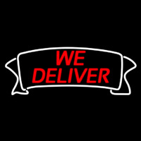 We Deliver Banner Neonkyltti