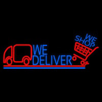 We Deliver With Van Neonkyltti