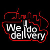 We Do Delivery Neonkyltti