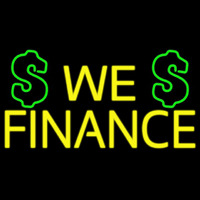 We Finance Dollar Logo Neonkyltti