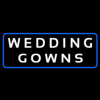 Wedding Gowns Blue Border Neonkyltti