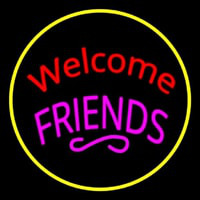 Welcome Friends Neonkyltti