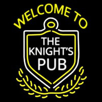 Welcome To The Knights Pub Neonkyltti